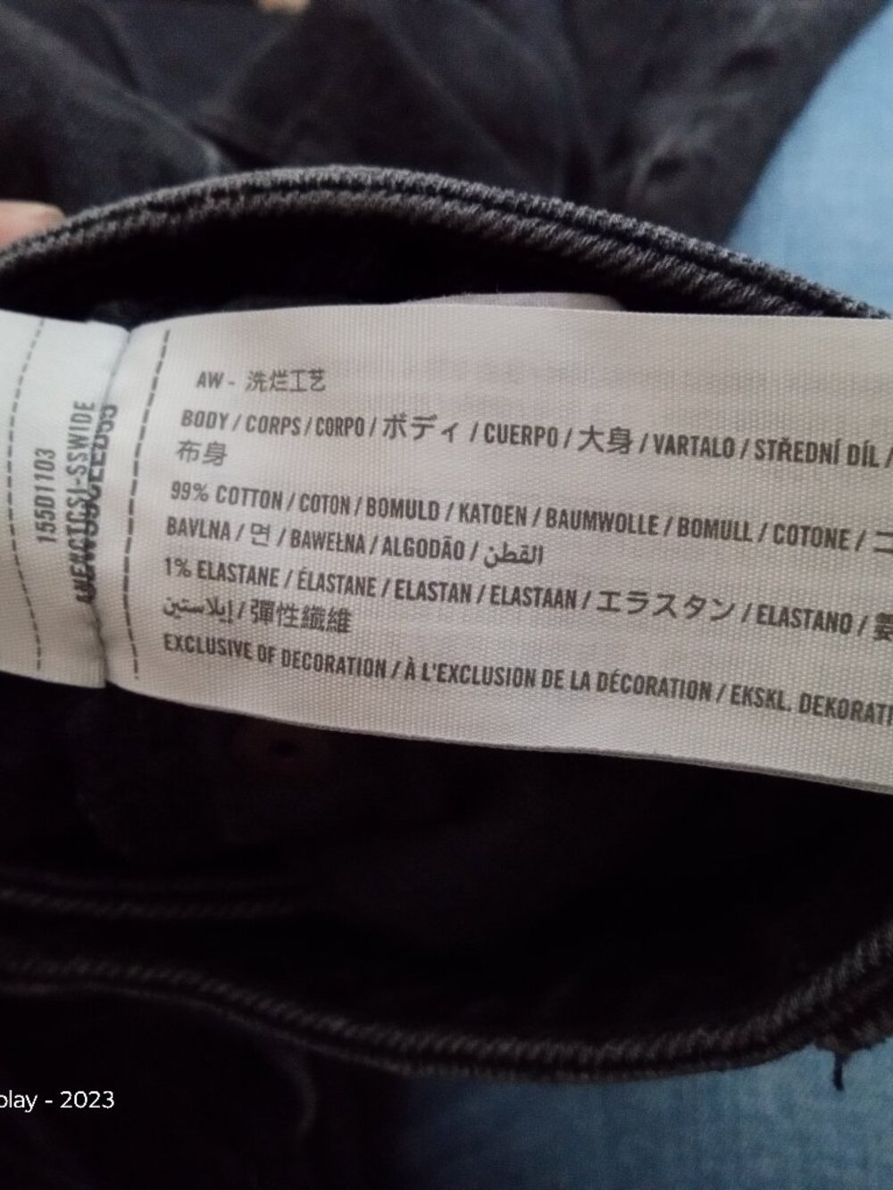 Abercrombie & Fitch Curve Love High Rise Vintage Flare Jean Black Size 29 Short - Picture 8 of 12